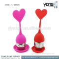 FDA&LFGB heart shape silicone tea ball infuser